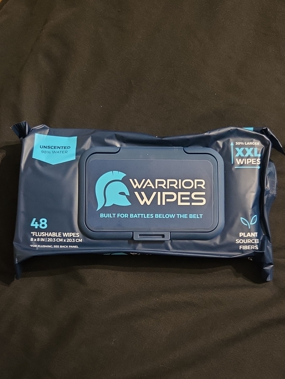 Unscented Flushable Warrior Wipes (48 Count)